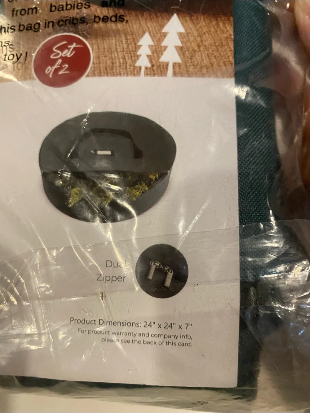 NIP Wreath Storage Bag